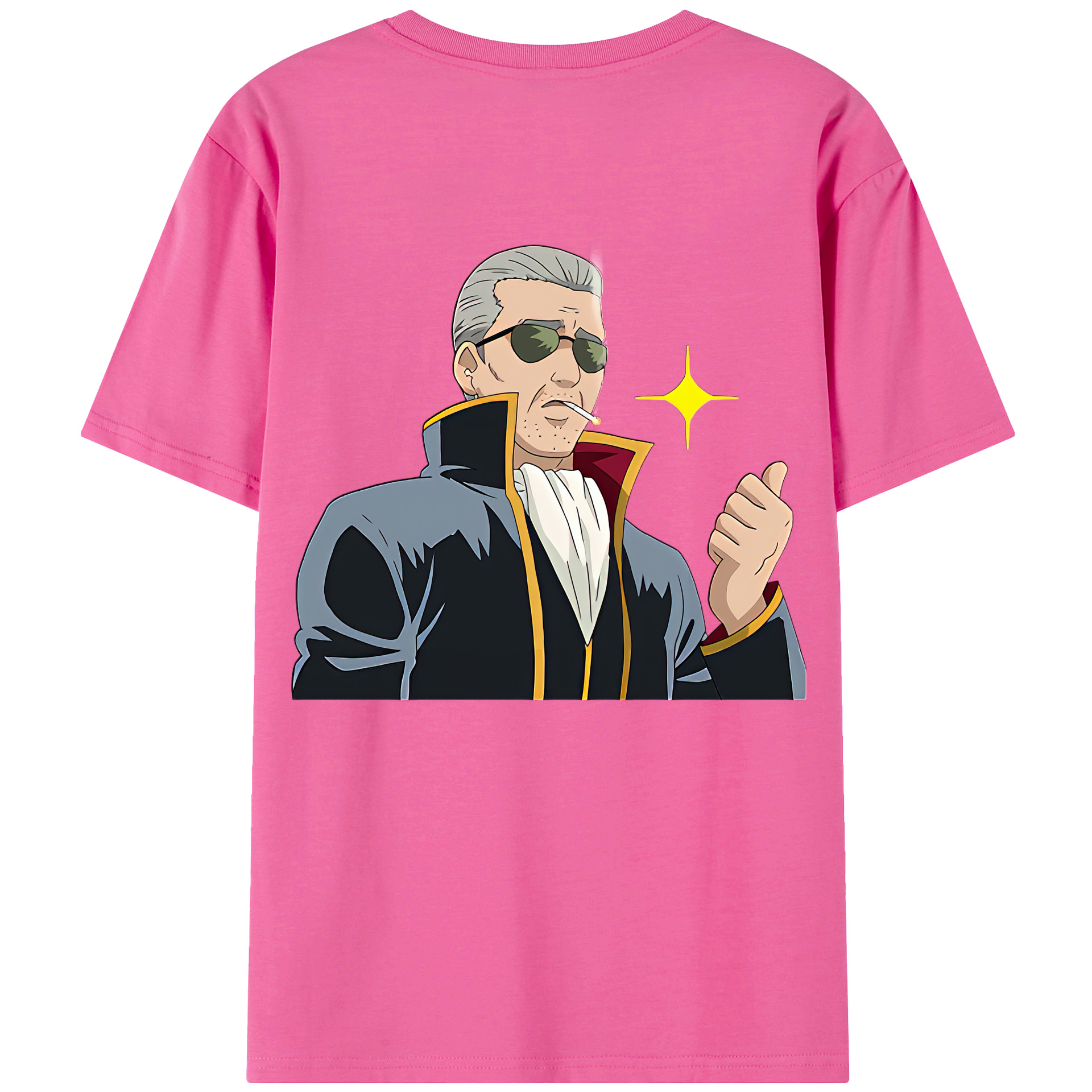 （画像用） ぎんたま 坂田銀時（さかたぎんとき） 神楽 志村新八（しむら しんぱち） GINTAMA Sakata Gintoki Kagura Shimura Shinpachi レディース半袖Tシャツ(バックプリント)